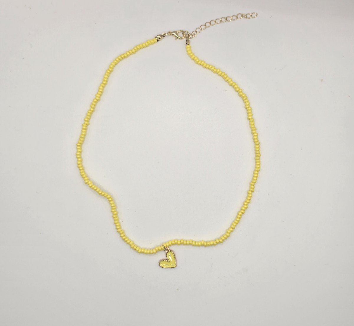 Kinderketting - Hartjes - Geel - Meisjes - Ketting - Yellow heart - Speelgoed - Sieraden
